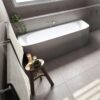 Plati 130 Freestanding Bath BTW 1700 White - Image 2