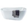 Arko 125 Freestanding Bath 1700 with Overflow White - Image 3