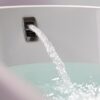 Arko 120 1500 FS Bath White Gloss With Smartfill Gunmetal - Image 2