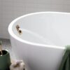 Arko 120 1500 FS Bath White Gloss With Smartfill Brushed Gold - Image 2