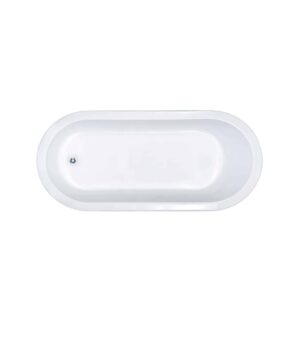 Limni 135 Inset Island Bath 1700 White