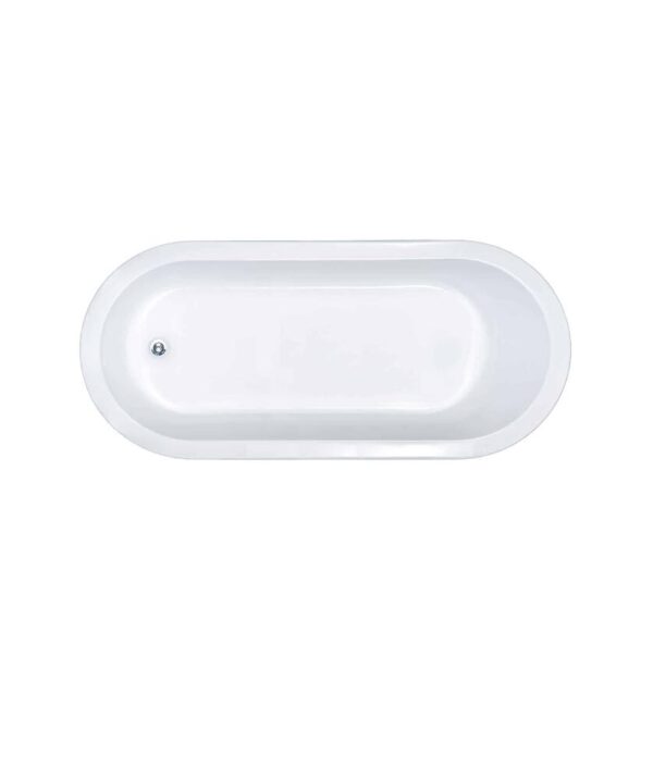 Limni 135 Inset Island Bath 1700 White