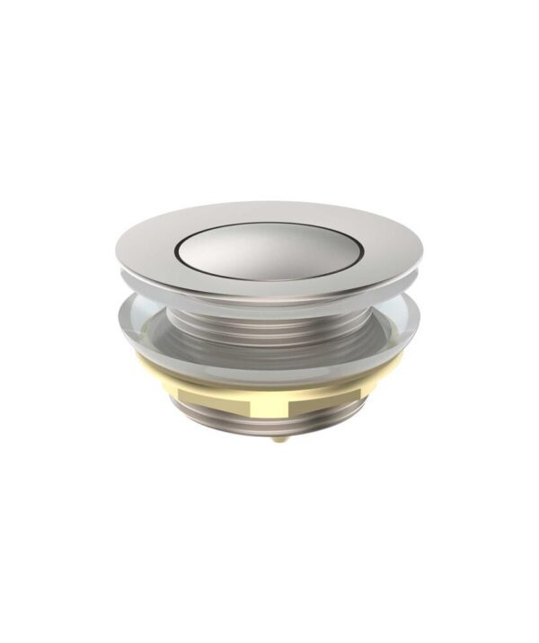 Pop-Out Bath Waste 40mm No Overflow Brushed Nickel