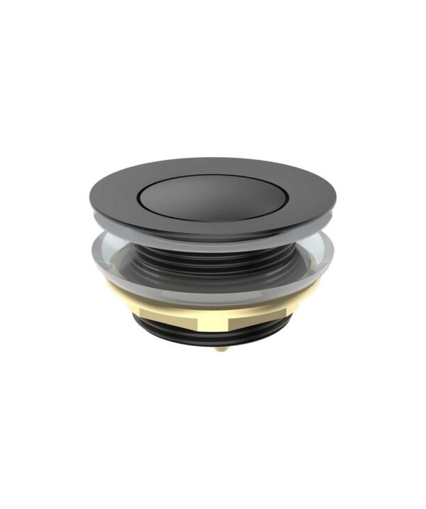 Pop-Out Bath Waste 40mm No Overflow Black Silk
