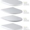 Modia Floor Mount Toilet Pan Cleanflush Soft Close Deluxe Seat - Image 2
