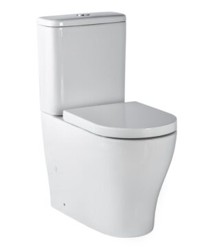 Limni Wall Faced Toilet Suite Cleanflush Soft Close Classic Seat