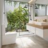 Plati Wall Faced Square Toilet Suite Gloss White - Image 2