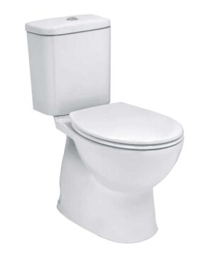 Chios CC Toilet Suite Bottom Entry Cleanflush S-Trap Soft Close Seat
