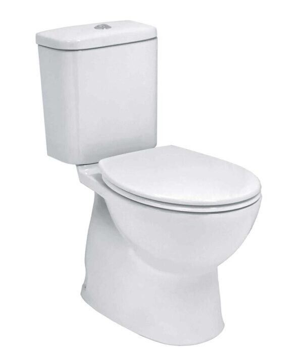 Chios CC Toilet Suite Bottom Entry Cleanflush S-Trap Soft Close Seat