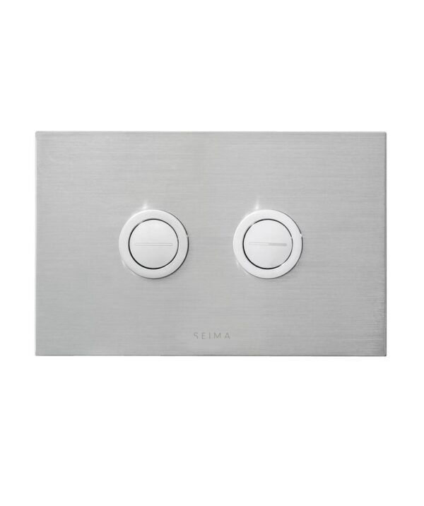 Inwall Series 200 Round Flush Plate Satin Chrome