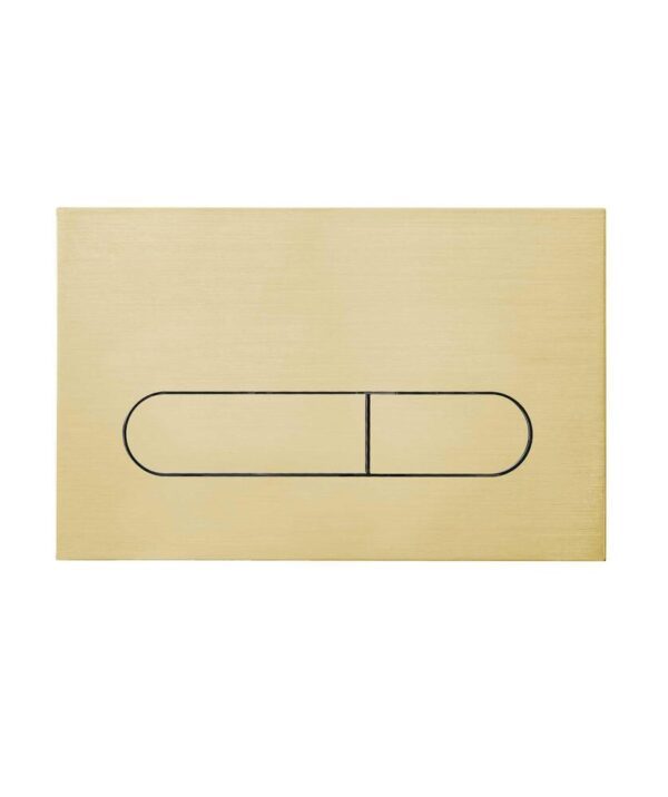 Inwall Series 500 Rectangle Flush Plate Brushed Gold