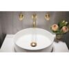 Arko 027 Ceramic Basin Above Counter 400mm 0TH NOF White - Image 3