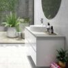 Arko 027 Ceramic Basin Above Counter 400mm 0TH NOF White - Image 4