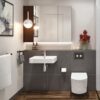 Limni 015 Ceramic Basin Above Counter/Wall 545x400mm 1TH OF White - Image 3