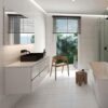 Plati 030 Ceramic Basin Above Counter 500x350mm 0TH NOF Matte Black - Image 3