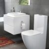 Kyra 017 Ceramic Basin Inset 430x430mm 1TH OF White - Image 3