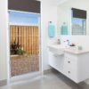 Kyra 210 Ceramic Basin Semi Recessed 440x480mm 1TH OF White - Image 3