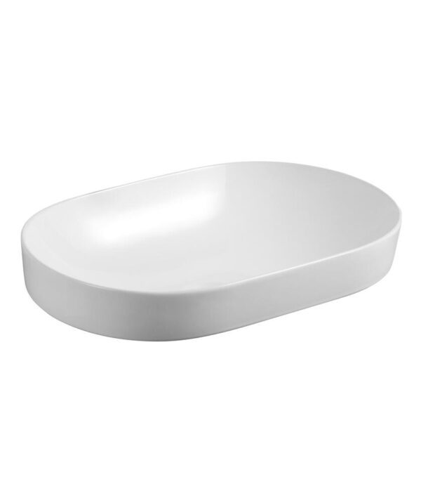 Obello 550 Basin Inset Super Elipse White Gloss