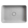 Lithos Stone Basin Above Counter 500x350mm 0TH NOF Smoke - Image 2