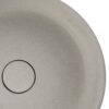 Lithos Stone Basin Above Counter 400mm 0TH NOF Smoke - Image 3