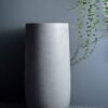 Lithos Stone Basin Pedestal 450x450x850Hmm 0TH NOF Smoke - Image 3