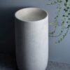 Lithos Stone Basin Pedestal 450x450x850Hmm 0TH NOF Smoke - Image 4