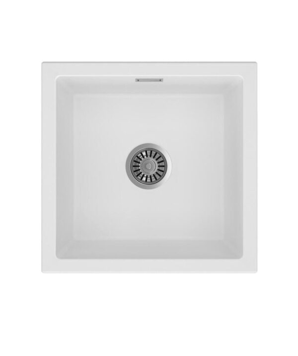 Oros 450 Arqstone Sink 450x440mm 0TH OF White