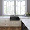 Oros 900 Arqstone Butler Sink 900x420mm 0TH OF Black - Image 2