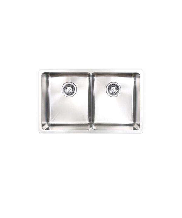 Kubic 726 Sink Blade Double Bowl 726x444mm 0TH OF Silk S/S