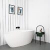 Tranquil Freestanding Bath 1560mm Solid White - Image 3
