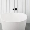 Tranquil Freestanding Bath 1560mm Solid White - Image 4