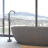 Jada Concrete Bath 1500x750x525mm No Overflow + Waste - Image 4
