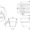 Resort Eco Rectangle 1675 "QB5" Bath White - Image 2