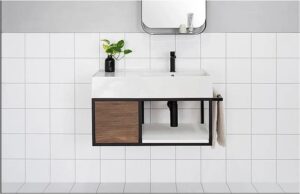 Antonio 800 Vanity Wall Hung Right Hand Bowl