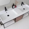 Antonio 1400 Vanity Wall Hung Double Bowl - Image 2