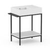Antonio 600 Vanity Floor Mount Left Hand Bowl - Image 2