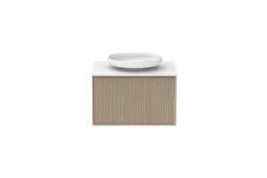 Clifton WH Vanity 600 Centre Bowl Cherry Pie Top
