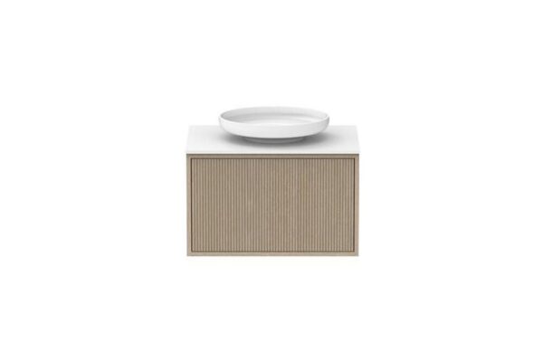 Clifton WH Vanity 600 Centre Bowl Cherry Pie Top