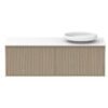 Clifton WH Vanity 1200 Right Hand Bowl Cherry Pie Top - Image 3