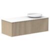 Clifton WH Vanity 1200 Right Hand Bowl Cherry Pie Top - Image 4