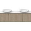 Clifton WH Vanity 1500 Double Bowl Cherry Pie Top - Image 4