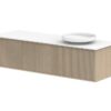 Clifton WH Vanity 1500 Right Hand Bowl Cherry Pie Top - Image 4
