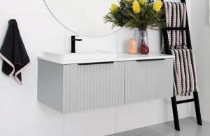 Ashley AD 1200 WH Vanity Offset Bowl Cherry Pie No Basin