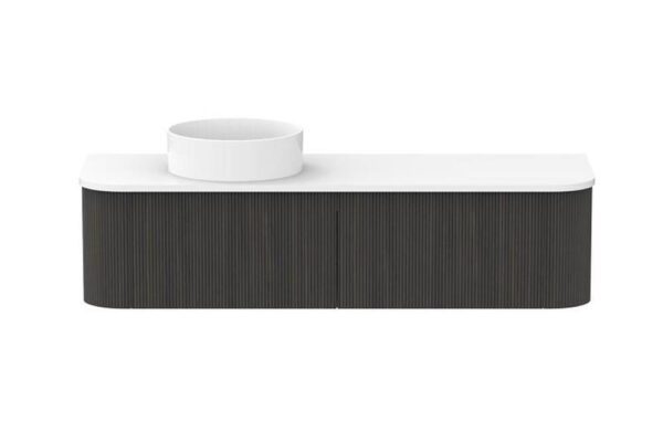 Waverley 1500 AD Wall Hung Vanity Left Bowl Durasein Top