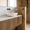 Waverley 1500 AD Wall Hung Vanity Right Hand Bowl Cherry PieTop - Image 2