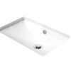 Scoop Under Counter Basin Gloss White Ceramic - Image 2