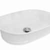 Titan Above Counter Basin 550 x 385 Gloss White Ceramic - Image 3