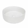 Margot Round Above Counter Basin 360 Gloss White Ceramic - Image 2