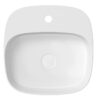 Jill Above Counter Basin 1TH Gloss White Ceramic - Image 2