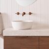 Glam Round Above Counter Basin Gloss White - Image 2